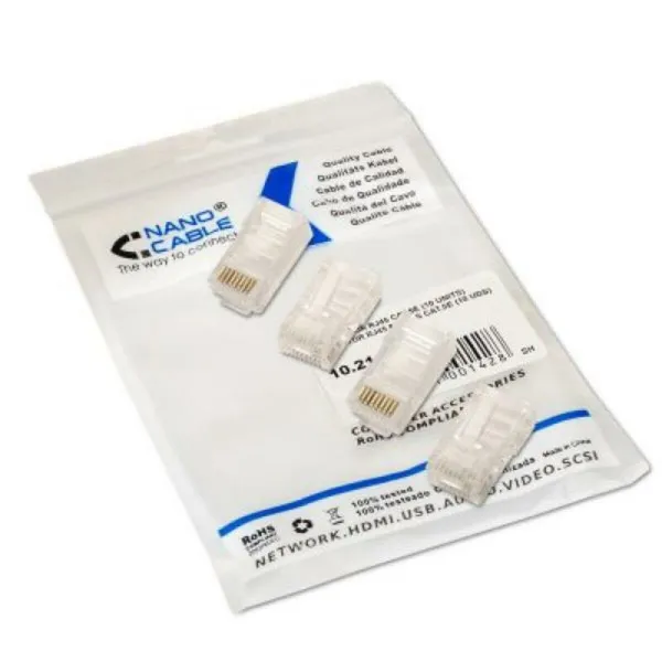 UTP jungtis (RJ45 kategorija 5) NANOCABLE 10.21.0102-100 100 pcs