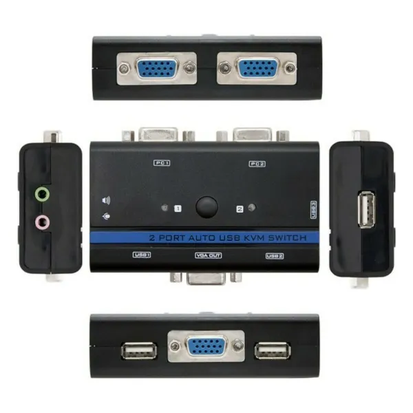 AV adapteris / keitiklis NANOCABLE 10.12.2001 Juoda