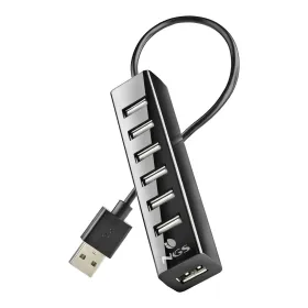 USB Centrmezgls NGS IHUB7 TINY Melns