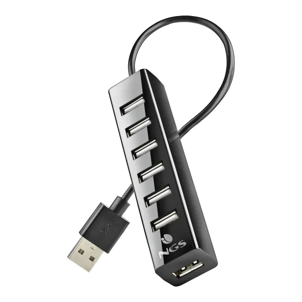 USB Centrmezgls NGS IHUB7 TINY Melns