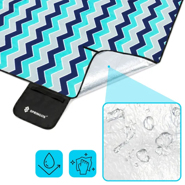 Beach picnic blanket Springos PM007 220x180cm