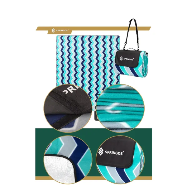 Beach picnic blanket Springos PM007 220x180cm