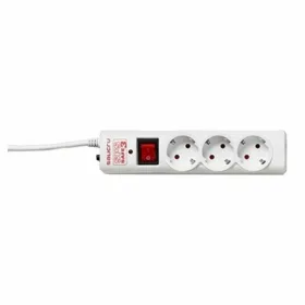 Schuko 3-kontaktligzdu korpuss ar strāvas slēdzi Salicru 680BA000001 (1,5 m)