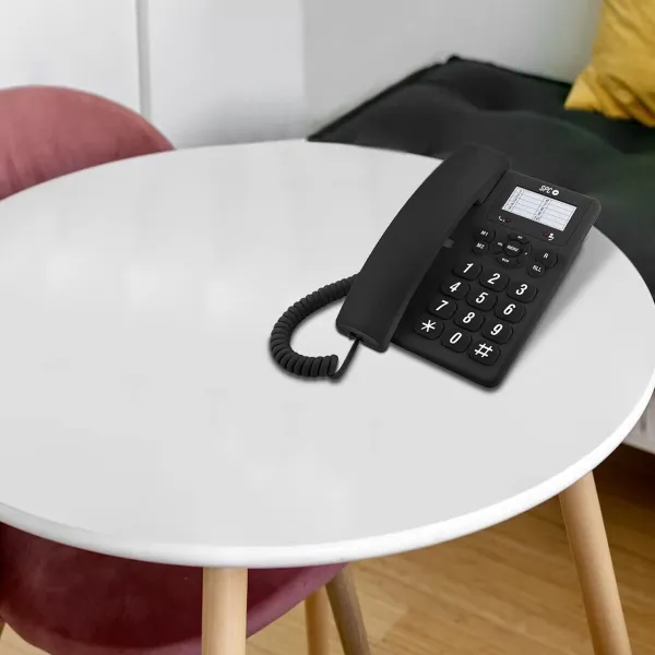 Fiksuotojo ryšio telefonas SPC Original Juoda