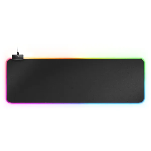 Žaidimų pelės kilimėlis su LED apšvietimu Mars Gaming MMPRGB2 RGB XL Juoda
