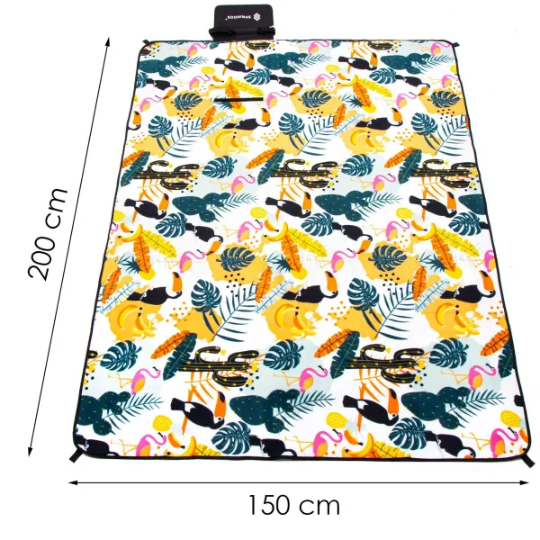 Picnic blanket Springos PM042 150x200 cm camping mat multicolor