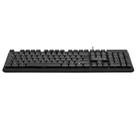 Näppäimistö Tacens AK0ES Musta Espanjalainen Qwerty