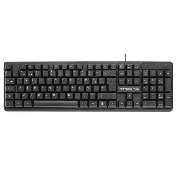 Keyboard Tacens AK0ES Black Spanish Qwerty