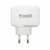USB Seinalaadija TooQ TQWC-2SC02WT Valge 27 W
