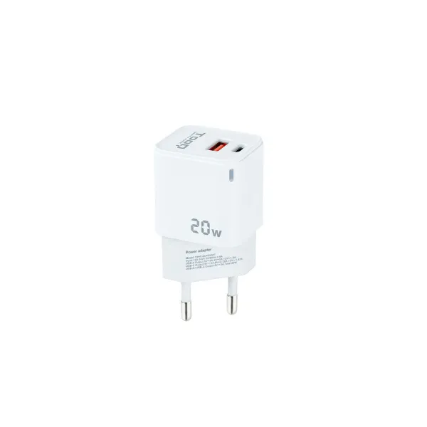 Wall Charger TooQ TQWC-QCPD20WT White 20 W
