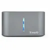 Dual Dock Station TooQ TQDS-805G 2.5"-3.5" HDD/SSD SATA USB 3.0 Grey