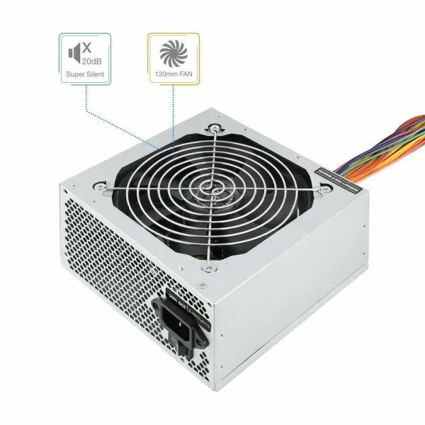 Strāvas padeve TooQ Fonte Ecopower II ATX 500 W RoHS CE