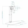Ekrāna Galda Atbalsts TooQ DB1127TN-W 17" 6 Kg