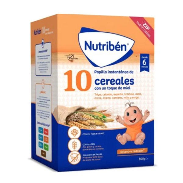Nutribén 10 Cereals Porridge 600 g