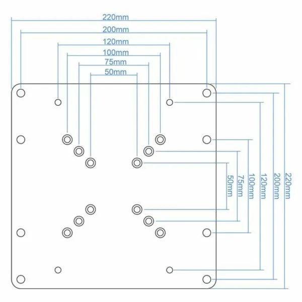 Adapteris TooQ VMA0200-B 23"-42"