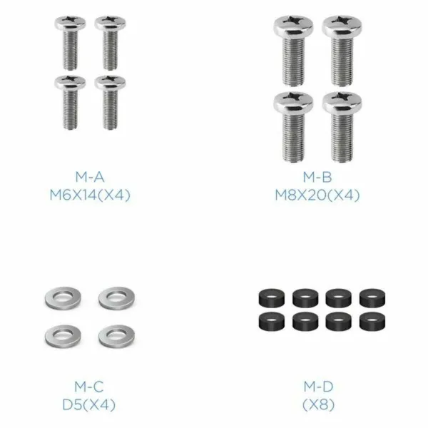 Adapteris TooQ VMA0200-B 23"-42"