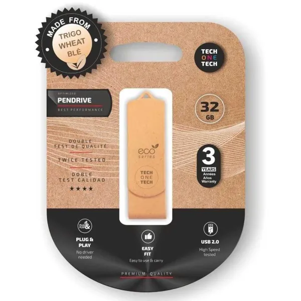 USB atmintukas Tech One Tech Ecotech 32 GB