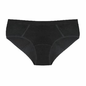 Enna Menstrual Panty Sporty Moderate Flow Black T.152
