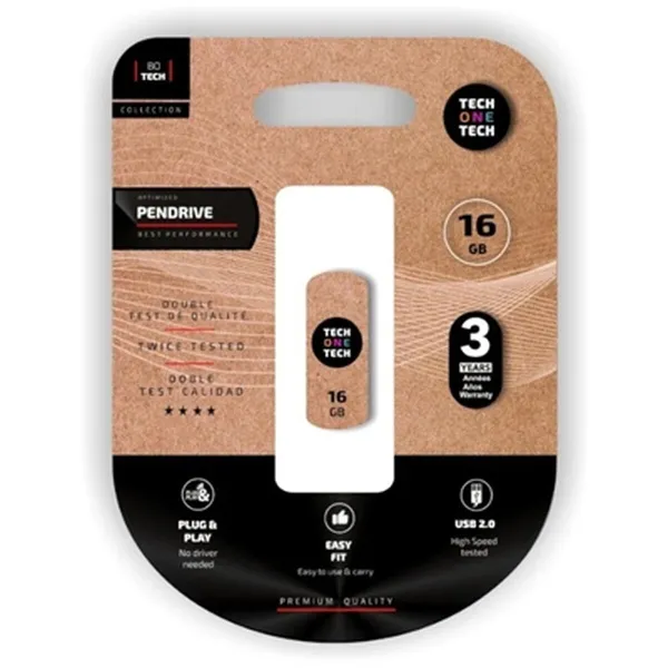 USB atmintukas Tech One Tech Pro Smart Clip 16 GB