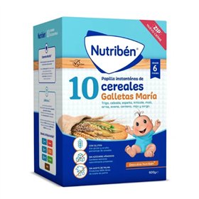 Nutribén 10 Cereals with María Biscuits 1 Bag 600 g