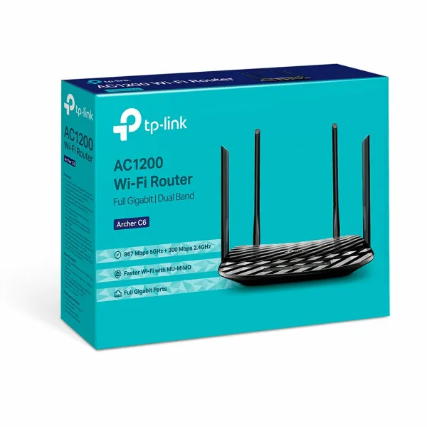 Rūteris TP-Link AC1200 Melns