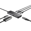 USB-разветвитель Trust 24968 Серебристый (1 штук)