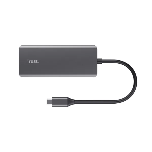 USB-разветвитель Trust 24968 Серебристый (1 штук)