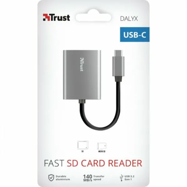 Karšu lasītājs USB-C Trust 24136 (1 gb.)