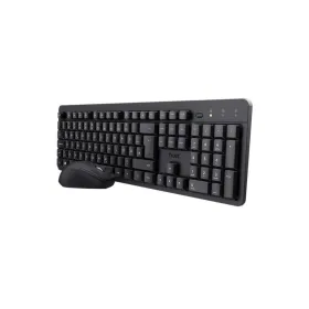 Klaviatūra ir pelė Trust TKM-360 Juoda Ispaniška Qwerty