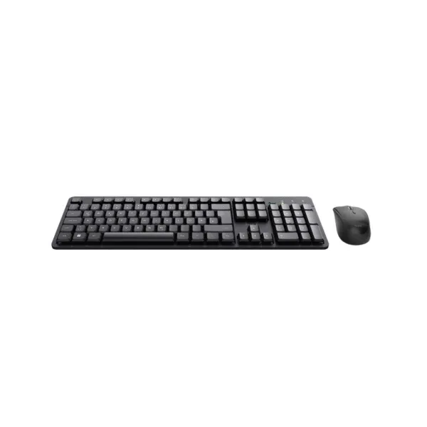 Klaviatūra ir pelė Trust TKM-360 Juoda Ispaniška Qwerty