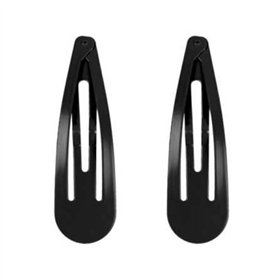 Eurostil Negro Negro Ranitas Para Pelo 7cm Pack 1un