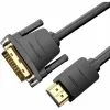 DVI – HDMI adapteris Vention ABFBG Juoda 1,5 m