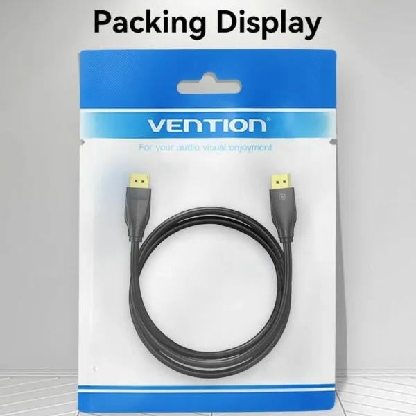 DisplayPort kabelis Vention HCDBF Juoda 1 m