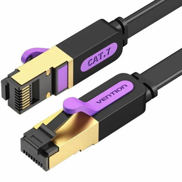 FTP Kategorijas 7 Nelokamo Kabeļu Tīkli Vention ICDBJ Melns 5 m