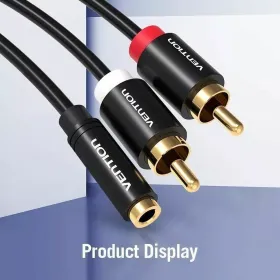 RCA Kabeļa Audio Ligzda Vention VAB-R01-B200 2 m