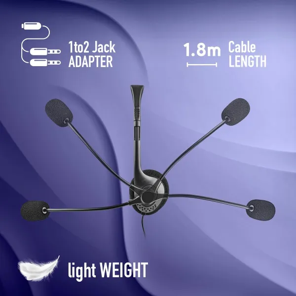 Ausinės su mikrofonu NGS MS103MAX Juoda