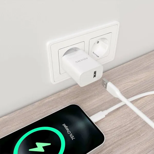 Wall Charger Aisens A110-0853 White Multicolour 50 W