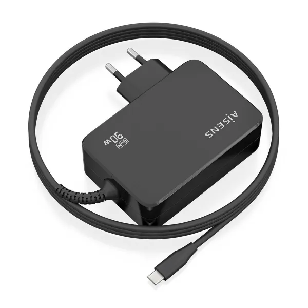 Wall Charger Aisens ASCH-1PD90WL034-BK Black Multicolour 95 W 90 W