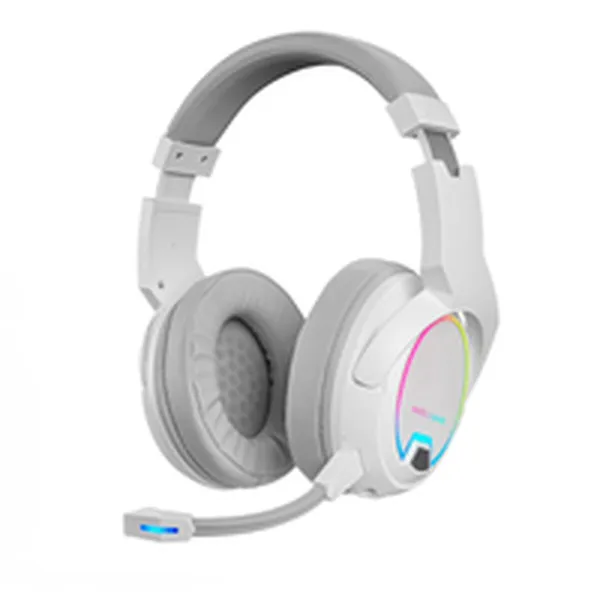 Headphones with Microphone Mars Gaming MHW-100 White