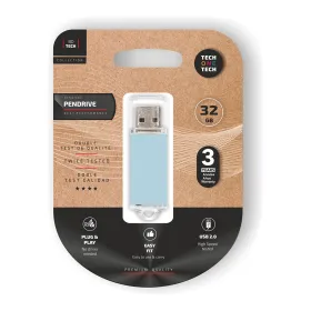 USB atmintukas Tech One Tech TEC3010-32 Mėlyna 32 GB