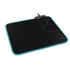 Gaming Mat with LED Illumination Krom Knout RGB Black