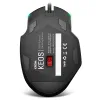 LED Gaming Mouse Krom Keos 6400 dpi Black