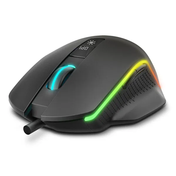 LED Gaming Mouse Krom Keos 6400 dpi Black