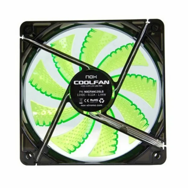Box Ventilator Nox-Xtreme Coolfan 120 LED Ø 12 cm