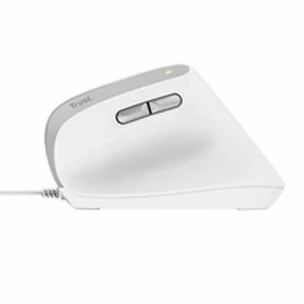 Ergonomic Optical Mouse Trust Bayo II White Black 2400 dpi