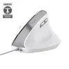 Ergonomic Optical Mouse Trust Bayo II White Black 2400 dpi