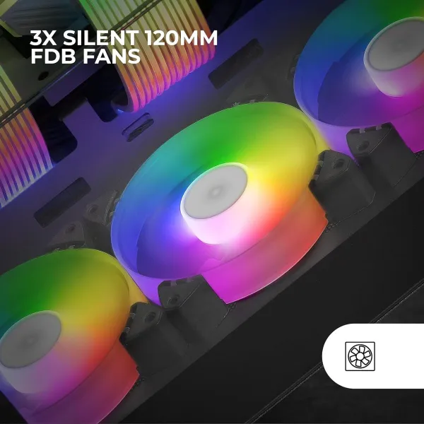 CPU Fan Mars Gaming MF-3A Ø 12 cm