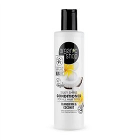 Organic Shop Natura Siberica Frangipani y Coconut Acondicionador Todo Tipo De Cabellos 280ml