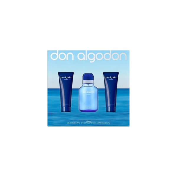 Don Algodón para Hombre Eau de Toilette Spray 100ml Set 3 Pieces