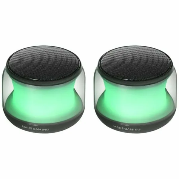 Kannettavat Bluetooth-kaiuttimet Mars Gaming MSAURA Musta 15 W